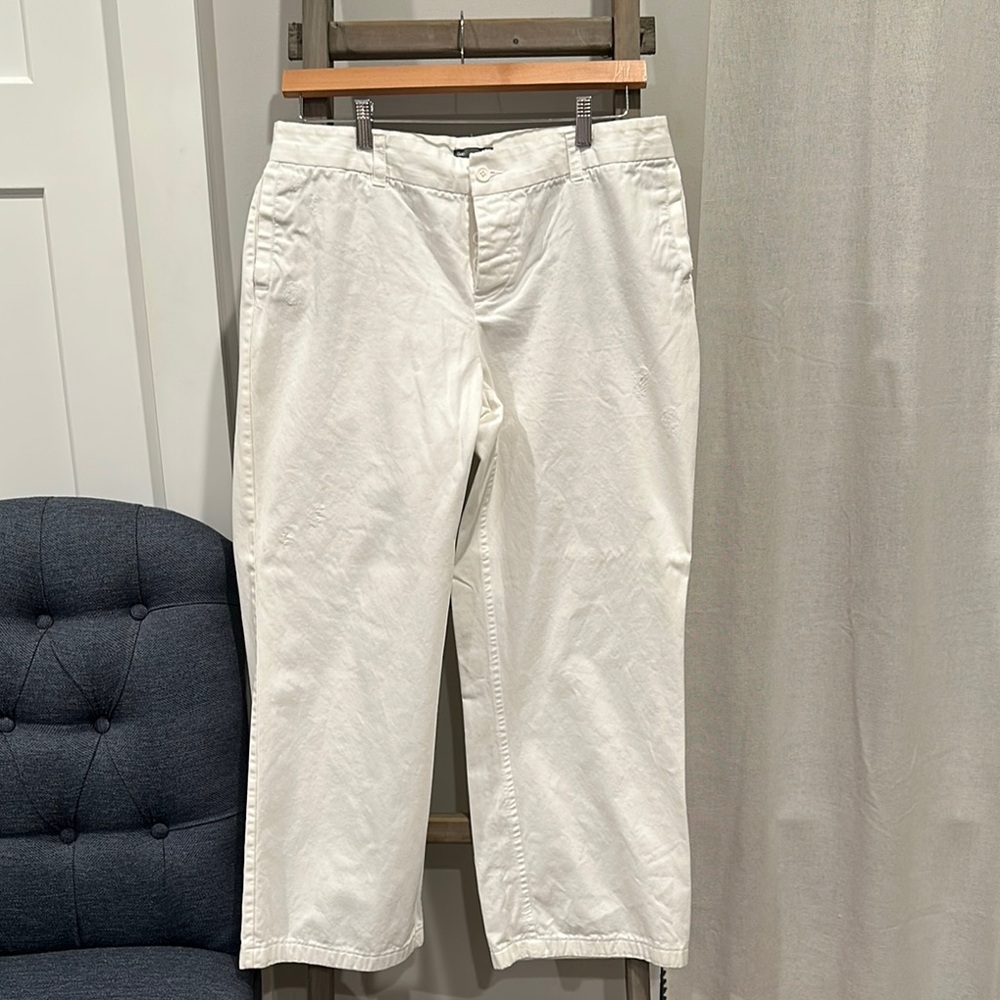 GAP Women's White Trousers